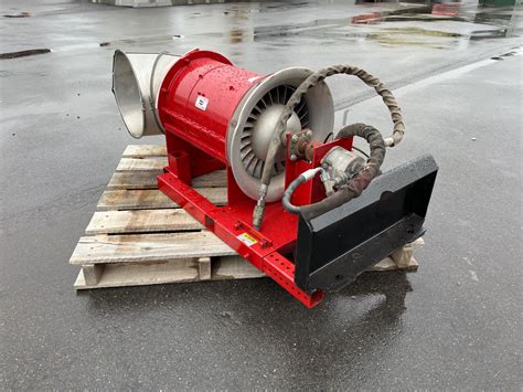 skid steer debris blower|buffalo hydraulic blower.